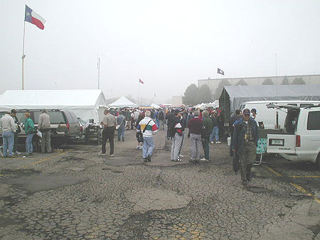 A dreary day  at the flea markets